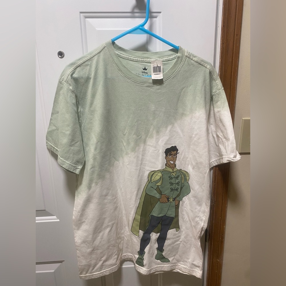 NWT Disney Princess Prince Naveen Graphic T-Shirt - Organic Cotton - Small